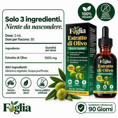 Foglia™ | Estratto Di Olivo